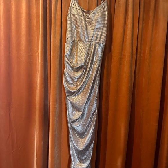 Gold jluxlabel cocktail dress size s - Picture 5 of 8